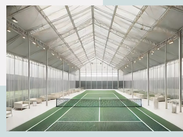 Строительство теннисных кортов в Карталах