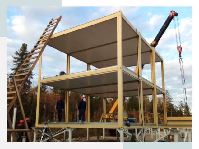 Строительство модульных здания Карталы