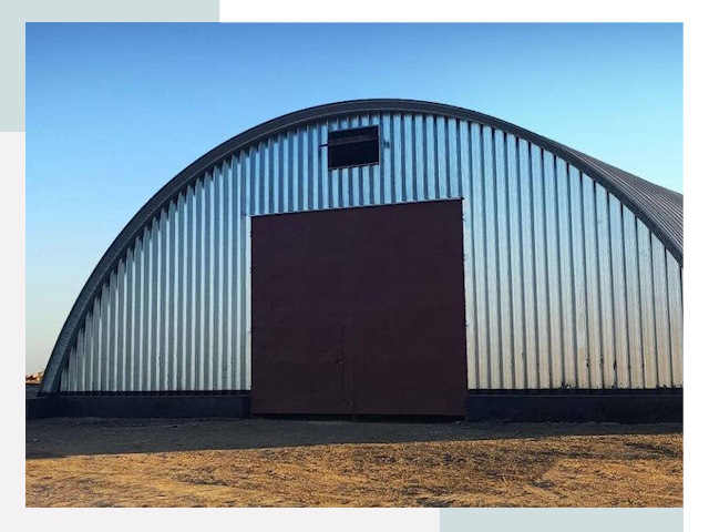 Арочные ангары в Карталах