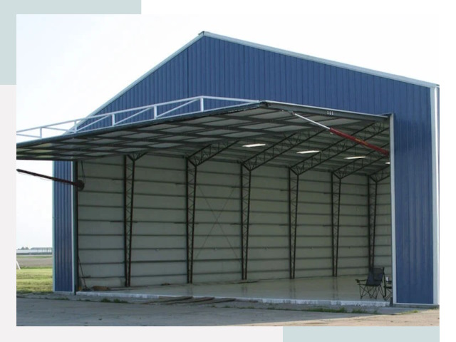 Прямо стенные ангары в Карталах