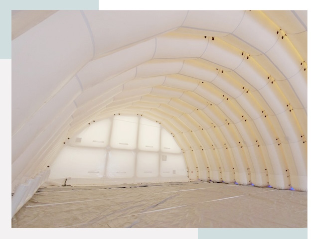 Пневмокаркасные ангары в Карталах