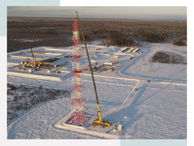 Мачты связи в Карталах