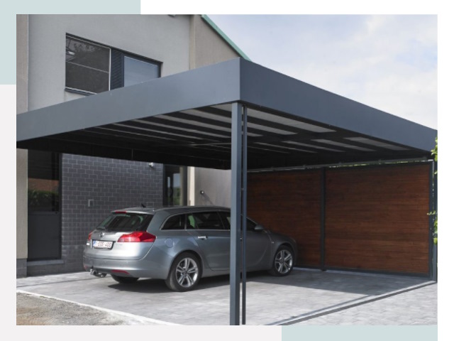 Металлические навесы в Карталах