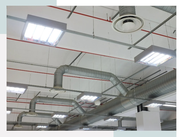 Вентиляция ангаров в Карталах
