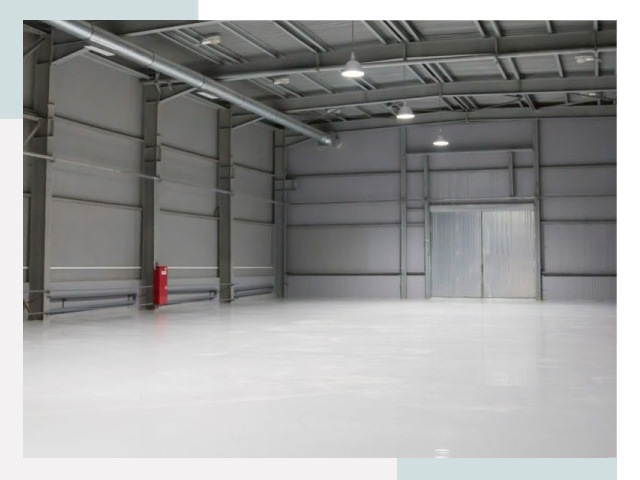 Полы для ангаров в Карталах