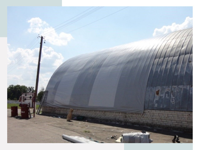 Ремонт ангаров в Карталах