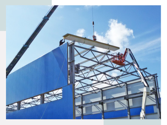 Монтаж сэндвич-панелей в Карталах