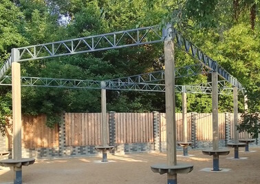 Терраса из металлоконструкций под ключ, проектирование, изготовление и монтаж от СтальСтрой-Крт